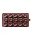 DIY silikonowe do pieczenia stabilne 15 otwory okrągłe silikonowe formy czekoladowe galaretki pudding formy formy silikonowe ice