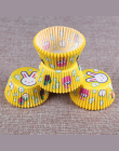 100 SZTUK Babeczki Papierowe Pudełka Cupcake Obwolut Pieczenia Kubki Przypadki Muffin Ciasto Puchar Ciasto Dekorowanie Narzędzia