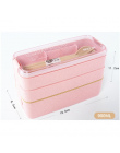 900 ml Zdrowe Materiał Pudełka Bento Lunch Box 3 Warstwa Słomy Pszenicy Mikrofalowe Obiadowy Lunchbox Pojemnik Do Przechowywania