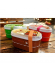Wysoka Jakość Cartoon Zdrowe Plastikowe Lunch Box 600 ml Pudełka Bento Żywności Pojemnik Obiadowy Lunchbox Sztućce