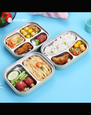 Pojemnik Na Żywność Japoński Lunch Box Do Mikrofalówki z Przegródkami Dla Dzieci Szkoła Dziewczynka Chłopak Piknik