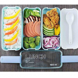 Pudełka na Kanapki Przenośne pojemniki na żywność do mikrofalówki Lunch Box
