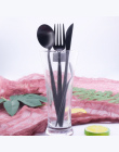 Gorąca Sprzedaż 4 sztuk Wolframu kolor europejski Obiadowy nóż 304 Ze Stali Nierdzewnej Zachodniej Sztućce Kuchnia Żywności Stoł