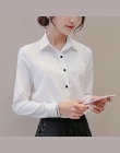Biuro Karier BIBOYAMALL Białą Bluzkę Kobiety Szyfonowa z krótkim rękawem Topy 2017 Moda Casual Długi Rękaw Bluzki Blusa Femme