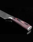 Wysokiej jakości 8 "cal Utility Chef Noże Imitacja Damaszku stali Santoku Noże kuchenne Ostre Tasak Krojenie Noże Nóż Prezent