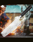 Nóż kuchenny 7 Cal Chef Noże Japoński Narzędzie Nóż Santoku Mięso Tasakiem 50Cr15 420 Wysokiej Węgla Ze Stali Nierdzewnej dropsh