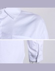 Dorywczo Luźne Koszule Damskie 2018 Nowych Moda Jesień Kołnierz Plus Rozmiar Bluzka Z Długim Rękawem Przyciski Biała Koszula Kob