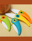 Nowy Mini Ptak Ptak Ceramiczny Nóż Składany Kieszonkowy Nóż Owoców Nóż Ceramiczny Z Kolorowe ABS Uchwyt Narzędzia Kuchenne Gadże