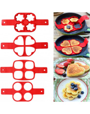 4 style Silikonowe Nonstick Pancake Egg Pierścień Ekspres Naleśniki Ser Kuchenka Jaj Pan Klapki Jaj Formy Do Pieczenia Akcesoria
