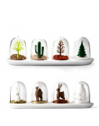 Cztery Sezony Roślin Spice Jar 4 sztuk/zestaw Kreatywny Zwierzęta Butelki Przyprawy Pieprz Sól Cukier Narzędzia Kuchenne Dostaw 