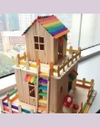 Nowa Moda Dla Dzieci DIY Multicolor Ice Cream Drewnianych Patyczków Kreatywne Rzemiosło Ręcznie Robione Zabawki Proste Art Narzę