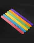50 sztuk DIY Art Craft Naturalne Drewniane Płaskie Ice Lolly Popsicle Sticks Cream Bar 11x0.9 cm Dla Dzieci rękodzieło