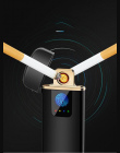 Wolframu Turbo USB Zapalniczki Dotykowy-senstive Przełącznik Lżejsze Papierosy Do Palenia Ciga Elektroniczna Zapalniczka Darmowa