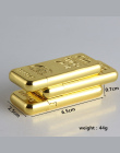 Papieros Akcesoria Mody nowy Gold bar kształt Butan gaz zapalniczek lżejsze ściernica Metalu jintiao1