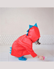 VILEAD Słodkie Mały Dinozaur Poliester Dziecko Deszcz Płaszcz Odkryty Wodoodporna Raincoat Dzieci Windproof Poncho Chłopcy Dziew