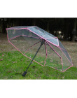 Przezroczysty Paraguas Automatyczny Parasol Deszcz Kobiety Mężczyźni Słońce Deszcz Auto Kompaktowe Składane Wiatroszczelna Stylu