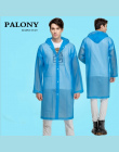 Moda Kobiety mężczyźni EVA Przezroczyste Rainwear Płaszcz Przeciwdeszczowy Przenośne Zewnątrz Podróży Wodoodporna Camping Z Kapt