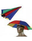 2 Kolor Parasol Kapelusz Parapluie Sun Parasol Sun Shade Camping Piesze Wycieczki Wędkowanie Parasol Brolly Festiwalach Na Zewną