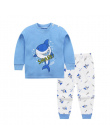 Dzieci Cartoon chłopców odzież dla niemowląt Z Długim rękawem noworodków odzież Jesień zima bawełniane chłopcy Top + pant 2 sztu