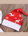 Zima odzież niemowlęca Romper długim rękawem o-neck Topy + Spodnie stroje świąteczne Deer Stroje Cartoon Zestaw Chłopiec Dziewcz