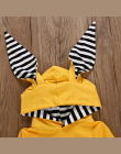 MUQGEW Moda dla dzieci ubrania zestaw ubrania zimowe dla dzieci 2 sztuk Z Kapturem W Paski T shirt Topy + Spodnie noworodka chło