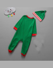 Dejorchicoco moda Ubrania Dla Dzieci Stroje Dziewczynka Chłopiec Romper Hat Cap Zestaw Christmas Gift z długimi rękawami koszulk