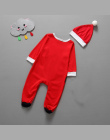 Dejorchicoco moda Ubrania Dla Dzieci Stroje Dziewczynka Chłopiec Romper Hat Cap Zestaw Christmas Gift z długimi rękawami koszulk