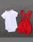 Dziecko Chłopcy Dziewczęta Odzież Ustaw Bawełna Ubrania Dla Dzieci Latem Dorywcza Niemowląt Body + Spodnie Na Szelkach 2 sztuk G
