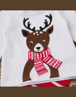 LONSANT Noworodka 2018 Baby Boy Dziewczyna Boże Narodzenie Deer Drukuj Z Długim Rękawem Topy + Spodnie + Cap Stroje dla 0- 2 t U