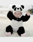 2018 Najnowsze dzieci Nosić Noworodka Maluch Dziecko Zwierząt Romper Stroje Cute Panda Kombinezon Playsuit Kostium Miękka Bawełn