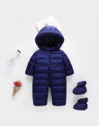 2018 marka newborn zima dziewczynka ubrania chłopiec odzież światła bawełna płaszcze wiosna kombinezony kidsr snowsuit Zużycie Ś