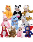 Pajacyki dla dzieci hello kitty dziewczyny ubrania nowo narodzonych dzieci Kreskówki piżamy ciepłe zimowe Piżamy zwierząt roupas