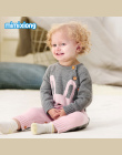 Dziewczynek Pajacyki 3D Królik Dzianiny Maluch Chłopców Kombinezony Długim Rękawem Noworodka Bunny Onesie Stroje Przycisk Pokryw