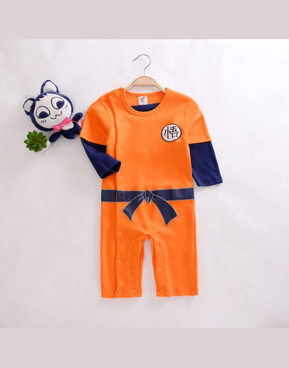 Dragon Ball Baby Pajacyki Newborn Baby Chłopcy Ubrania SON GOKU Maluch Kombinezon Bébés Kostiumy Halloween Dla Baby Boy Dziewczy