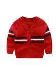 Bawełna Sweter Niemowlaków Niemowląt Ubrania Przycisk Chłopcy Sweter 2016 Baby Boy Cardigan Sweter Dziecko Chłopcy Odzież Wysoki