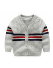 Bawełna Sweter Niemowlaków Niemowląt Ubrania Przycisk Chłopcy Sweter 2016 Baby Boy Cardigan Sweter Dziecko Chłopcy Odzież Wysoki