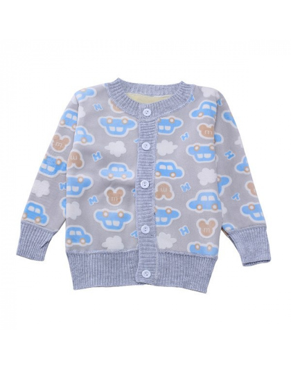 Jesień Dziecko Chłopcy Swetry 3D wzór Bawełniane Bluzy Dzieci Dziewczyny Chłopcy Cardigan sweter Z Dzianiny Sweter dla Dziewczyn