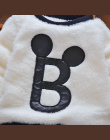 BibiCola Chłopczyk Sweter Bebe Cartoon Ciepłe Ubrania Dla Dzieci Dziewczyna Z Długim Rękawem Casual Zagęścić Topy Niemowląt Chło