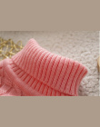 BibiCola wysokiej jakości dla dzieci dziewczyny chłopcy swetry z golfem swetry jesień zima ciepłe cartoon niemowląt dzieci odzie