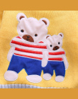 BibiCola dziewczynek chłopcy jesień/zima nosić ciepłe cartoon swetry swetry odzieży wierzchniej Niedźwiedź sweter dla Noworodka