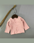 Baby Boy Dziewczyna Bawełniane Długi Rękaw Sweter Cardigan Dla Noworodka Ciepłe Ubrania Dla Dzieci Chłopiec Dziewczyna Odzież Dz