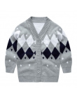 Bawełna 0-1 lat dziecko sweter rozpinany kołnierz noworodka V knitting płaszcz pogrubienie