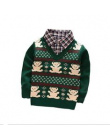 BibiCola Moda Dla Dzieci Chłopcy Jesień Zima Cienki Sweter Ubrania Dla Dzieci Chłopcy Cardigan Sweter Płaszcz Sweter dzieci