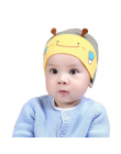 Nowy Multicolor Maluchy Bawełna Komfort Snu Czapka Nakrycia Głowy dla Dzieci Cartoon Zwierząt Cute Bee Czapki dla Dziewczyn