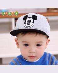 Dziecięca modna czapeczka z daszkiem dla malucha bawełniana dla chłopca myszka miki pokemon rozmiary S M L XL