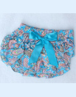 Newborn Baby Bloomers drukowane bawełniane Spodenki + Pałąk 2 sztuk/zestaw Wzburzyć bańka PP Dziewczyna Spodnie bloomers pieluch