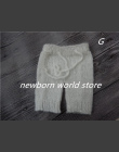 Spodnie dla dzieci, newborn fotografia rekwizyty moherowe spodnie.