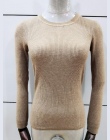 9 kolory jesień zima Kobiety panie z długim rękawem o szyi podkreślająca dzianiny krótki sweter top femme koreański pociągnij mo