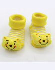 1 para Newborn Baby Skarpetki Bawełniane Dziecko Maluch Skarpetki Dla Noworodków Prezent Zwierząt Wiele Anti Slip Z Podeszwy Gum