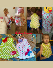 2018 Letnie Dziecko Dziewczyna Princess Dress Ubrania 0-2 Rok Kreskówka Kropka Sukienka dla Noworodka Dziewczyna Dziewczynka Baw